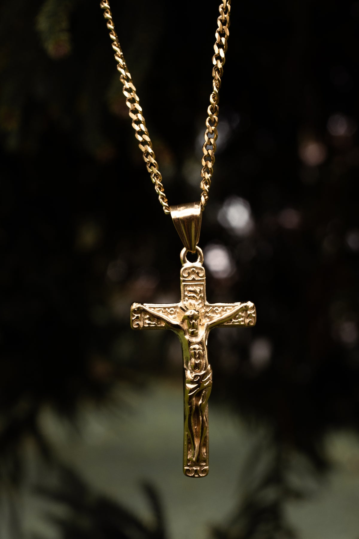 Combo Cadena + Dije Cristo Crucifijo